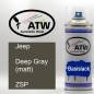 Preview: Jeep, Deep Gray (matt), ZSP: 400ml Sprühdose, von ATW Autoteile West.